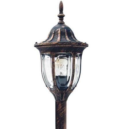 Lampa zewnętrzna FLORENCJA wysoka patyna 1xE27