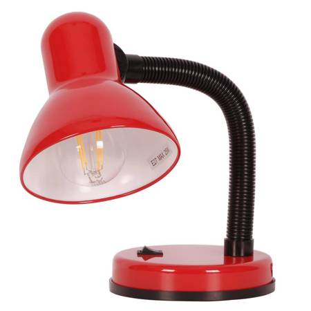 Lampka biurkowa K-MT-203 CZERWONY z serii CARIBA