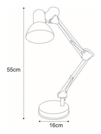 Lampka biurkowa K-MT-COSMO CZARNY z serii COSMO