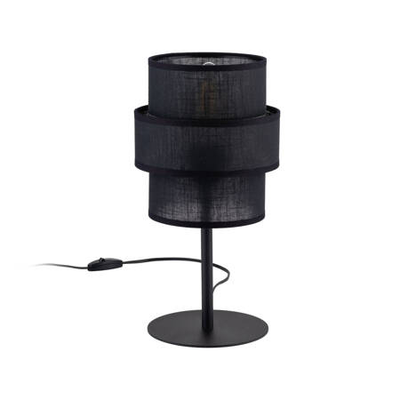 Lampka nocna CALISTO Black E27