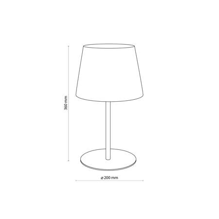 Lampka nocna MAJA Gray E27