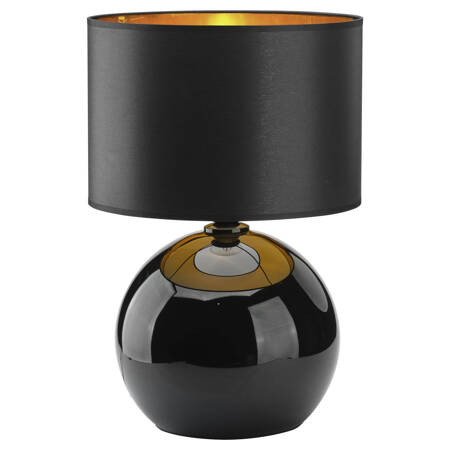 Lampka nocna PALLA Black/Gold 1xE27