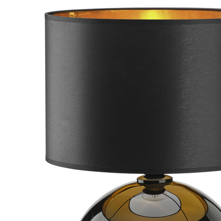 Lampka nocna PALLA Black/Gold 1xE27