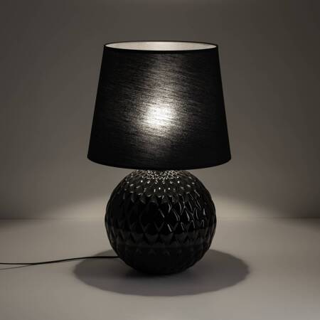 Lampka nocna SANTANA Black 1xE27