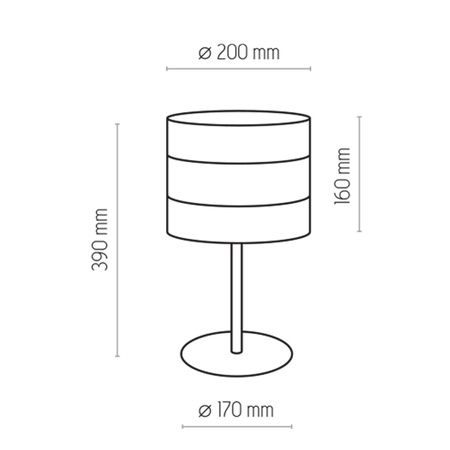 Lampka nocna TAGO 1xE27