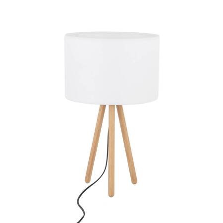 Lampka nocna TOKYO WHITE E27 Sosna