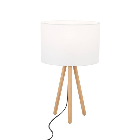 Lampka nocna TOKYO WHITE E27 Sosna