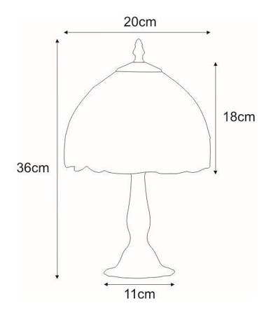 Lampka stołowa / nocna K-G081556 z serii TECO