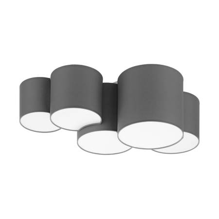 MONA GRAY LAMPA SUFITOWA 5 PŁ