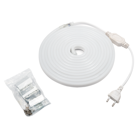 NEON FLEX LED CIEPŁY BIAŁY 5M 230V