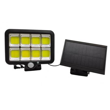 Naświetlacz solarny LED INTEGRA z czujnikiem PIR z pilotem