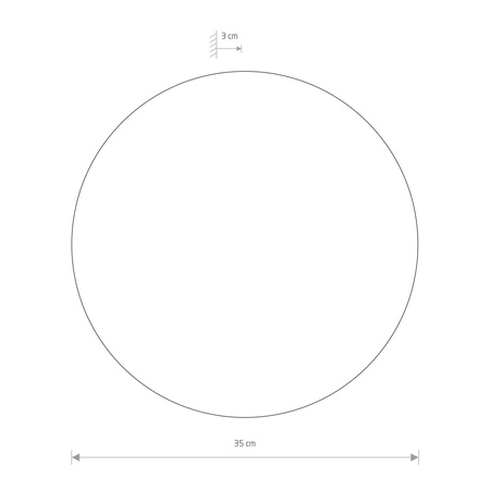 Nowodvorski Kinkiet biały RING LED L 7640