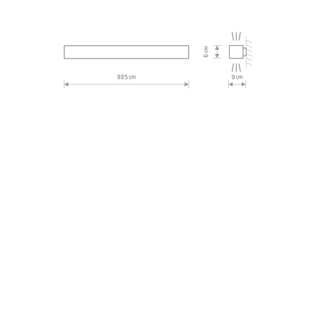 Nowodvorski Kinkiet biały SOFT WALL LED 90X6 7548