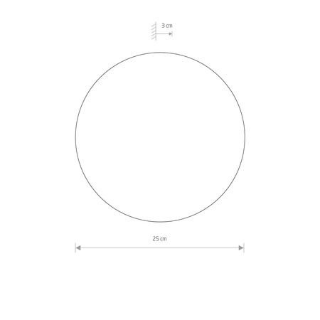 Nowodvorski Kinkiet czarny RING LED M 7635