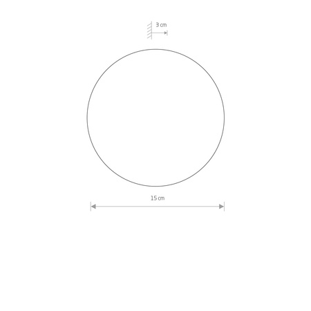 Nowodvorski Kinkiet czarny RING LED S 7634