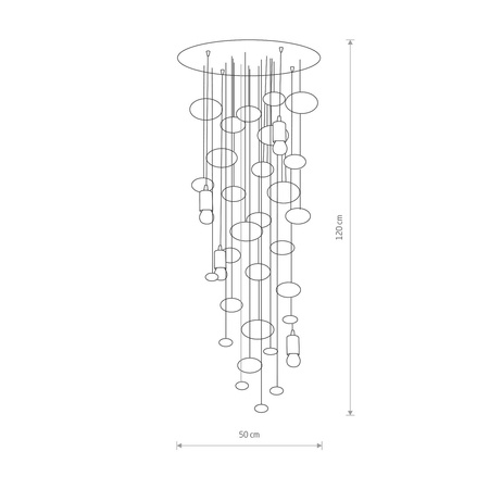 Nowodvorski Lampa sufitowa chrom SALVA H 