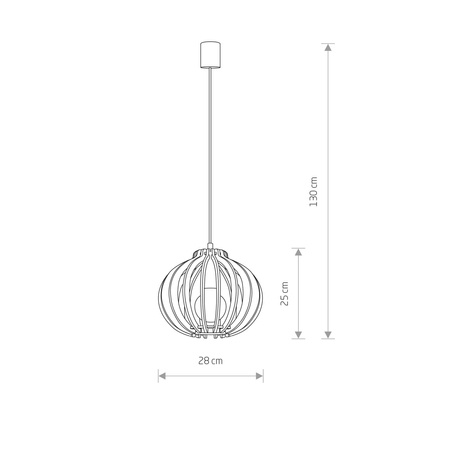 Nowodvorski Lampa wisząca IKA C 4173