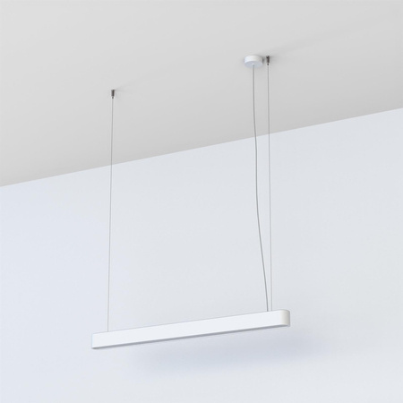 Nowodvorski Lampa wisząca biała SOFT LED 90X6 7547