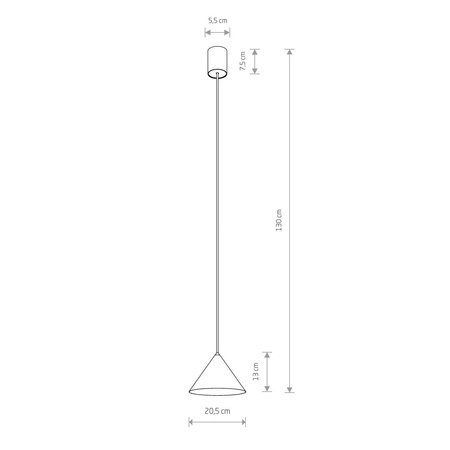 Nowodvorski Lampa wisząca biała ZENITH S 7997