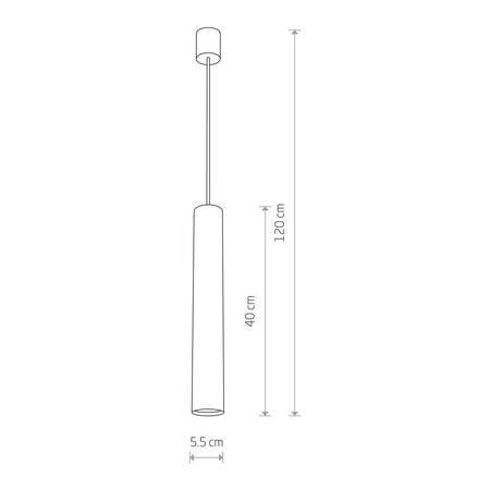 Nowodvorski Lampa wisząca czarna EYE L 6841