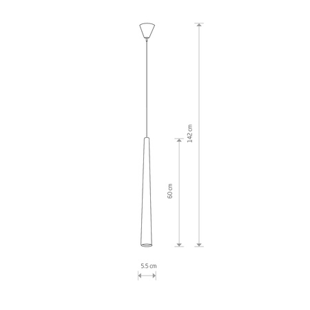 Nowodvorski Lampa wisząca czarna QUEBECK 5405