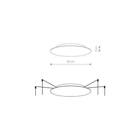 Nowodvorski Puszka biała CAMELEON CANOPY A 8565