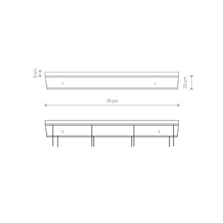 Nowodvorski Puszka biała CAMELEON CANOPY C 780 8557