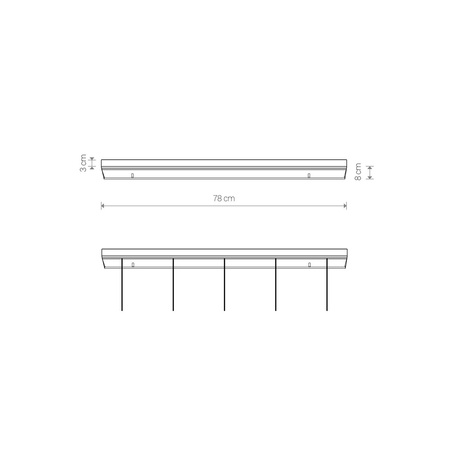 Nowodvorski Puszka czarna CAMELEON CANOPY B 780 8561