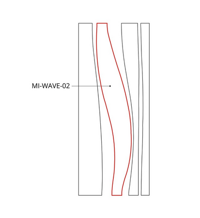 Oprawa MI-WAVE-02, zwieszana, 94W, 3000K, bez zasilacza, 24VDC, IP20, biały lakier mat RAL9010