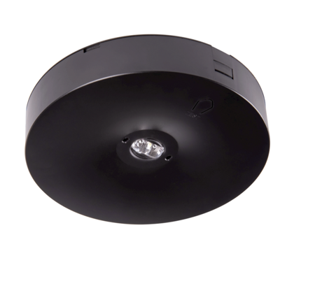 Oprawa sieciowo-awaryjna natynkowa Starlet Round LED SC 150 SA 2H AT IP20 [BLK] / 90822