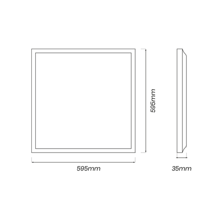 Panel LED 40W oprawa sufitowa 60x60 4000K