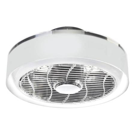 Plafoniera LED MISTRAL 45W z wentylatorem klosz transparentny