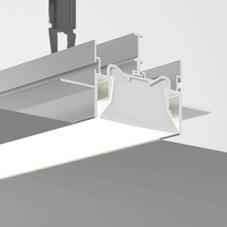 Profil FOLED-50, nieanodowany, srebrny, 1000 mm