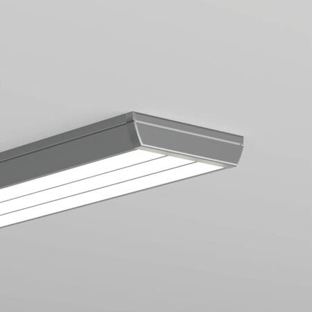 Profil TETRA-43, anodowany, srebrny, 3010 mm