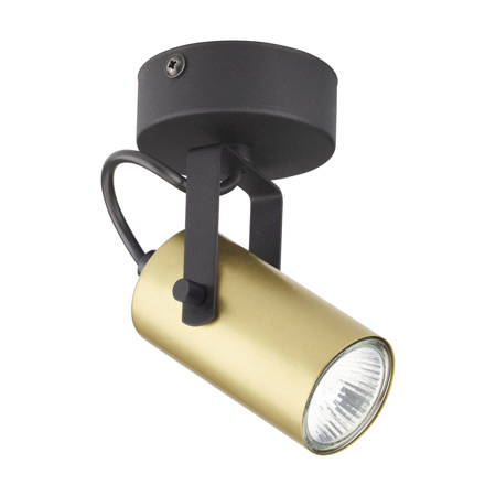 REDO BLACK/GOLD LAMPA SUFITOWA 1 PŁ GU10