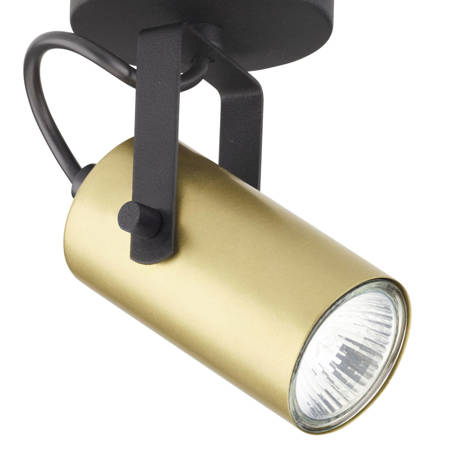 REDO BLACK/GOLD LAMPA SUFITOWA 1 PŁ GU10