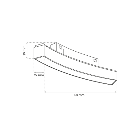 ROUND MAGNETIC TRACK 10W 3000K śr. 600mm