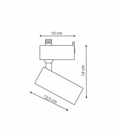 Rocca SET 1F szynoprzewód biały 3000K LP-1019 set WH