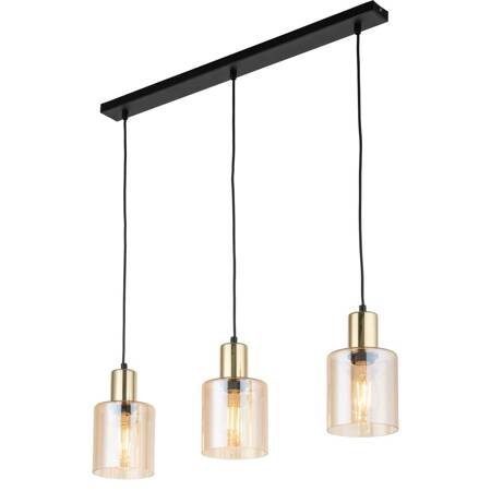 SIERRA GOLD LAMPA WISZĄCA 3 PŁ LISTWA