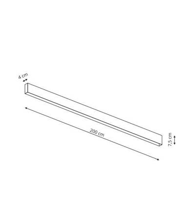 Szyna do systemu Magnetic 2 m LP-E020-MAG-BK