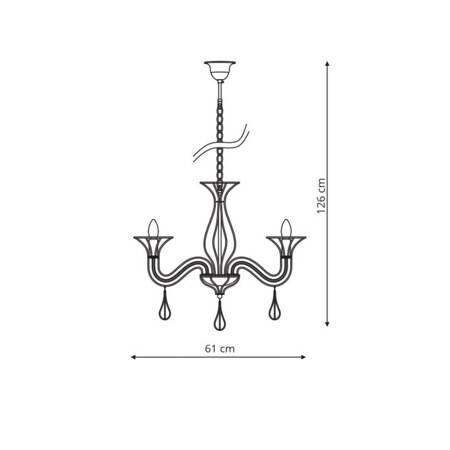 Tarragona 6 lampa wisząca LP-6756/6P