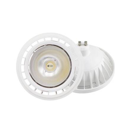 Żarówka LED AR111 10W GU10 ciepła 3000K Biała