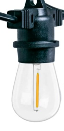 Żarówka Led E27 1,5W ST45 filament do girland 2700K