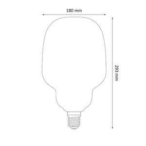 Żarówka dekoracyjna DecoVintage Led Filament S180 Amber E27 4W 260lm 1800K