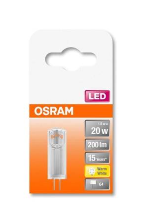 Żarówka led G4 1,8w 200lm 2700K Osram