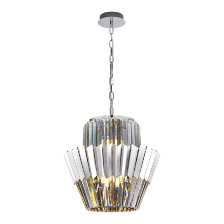 Żyrandol Lampa wisząca DONNA CHROME 9xE14