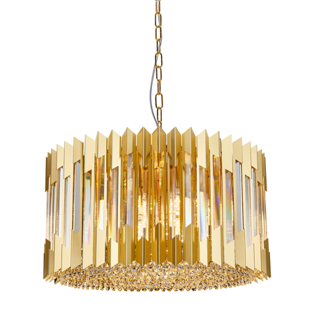 Żyrandol Lampa wisząca RITZ GOLD 12xE14