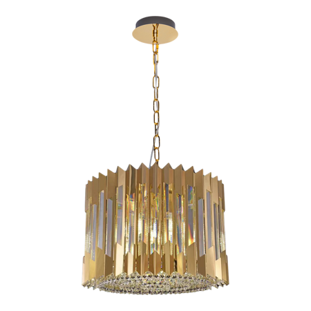 Żyrandol Lampa wisząca RITZ GOLD 7xE14