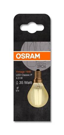 żarówka led E14 4w 410lm 2400k vintage p35 Osram