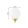 Lampa sufitowa 6xE27 PALLE Gold